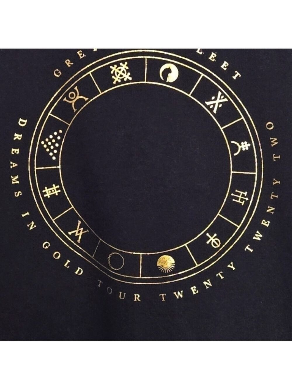 GRETA VAN FLEET CONCERT SWEAT SHIRT NAVY BLUE GOLD GRAPHIC MEN WOMEN LARGE - Picture 3 of 13
